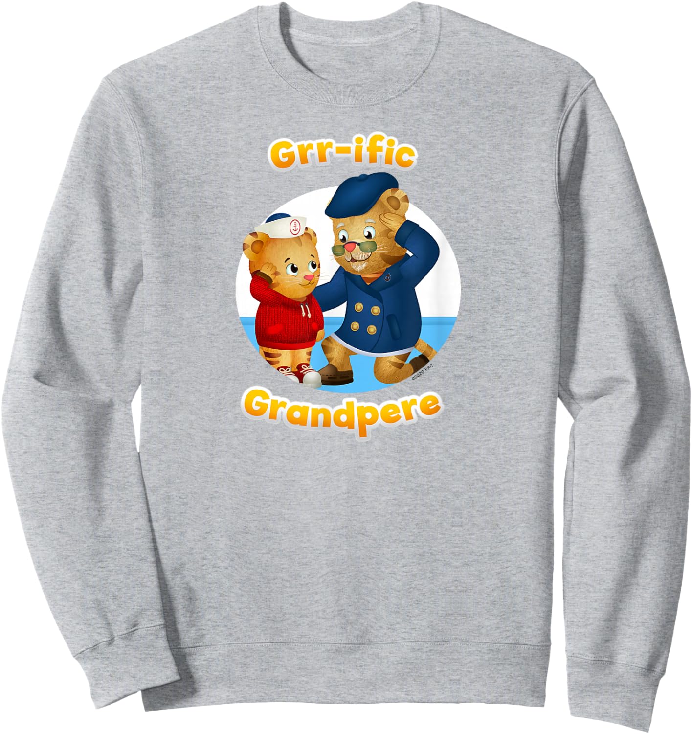 Daniel Tiger's Neighborhood: Grr-ific Grandpere Sweatshirt - Sweatshirt | Ash