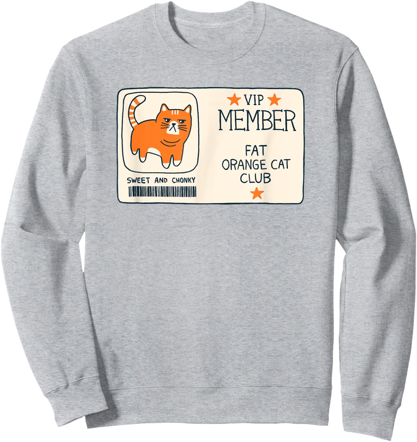 Fat Orange Cat Club Women Sweatshirt - Sweatshirt | Ash