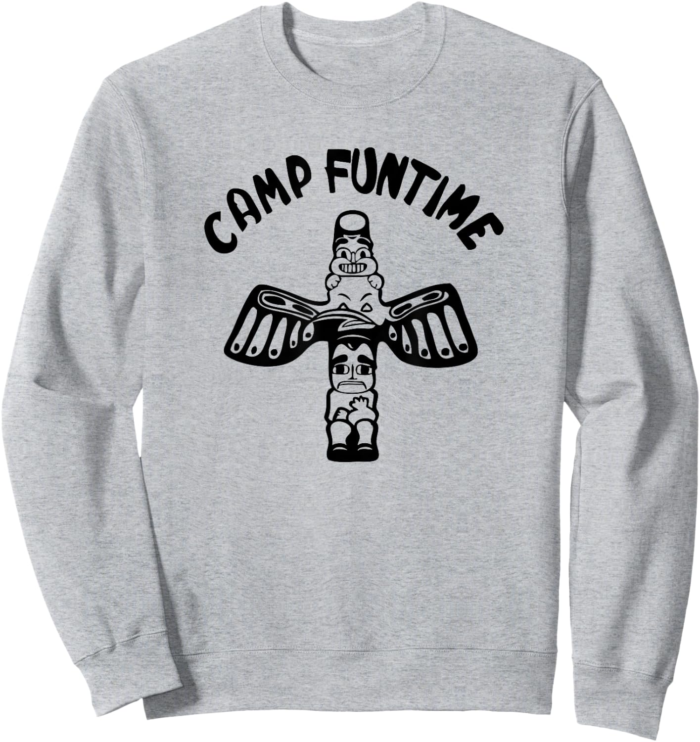 Camp Funtime, Gift, Punk, Rock, Retro, Summer Sweatshirt - Sweatshirt | Ash