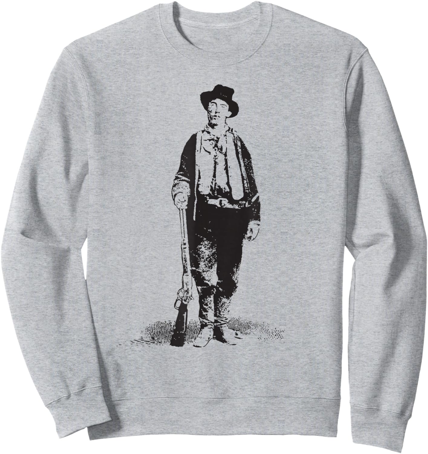 Billy The Kid Gunslinger Old West History Wild Southwest Sweatshirt - Sweatshirt | Ash