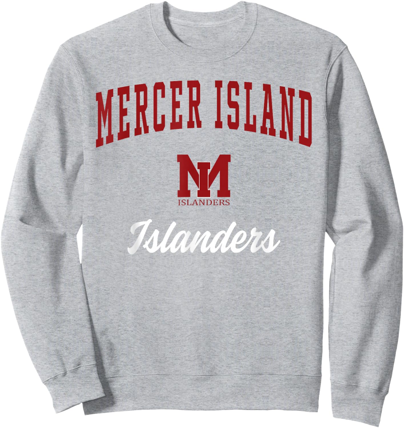Mercer Island High School Islanders Sweatshirt - Sweatshirt | Ash