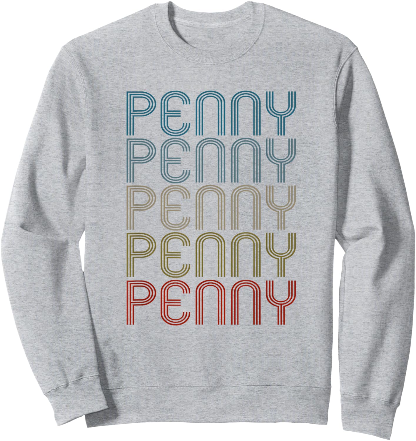 Penny First Name Vintage Retro Sweatshirt - Sweatshirt | Ash