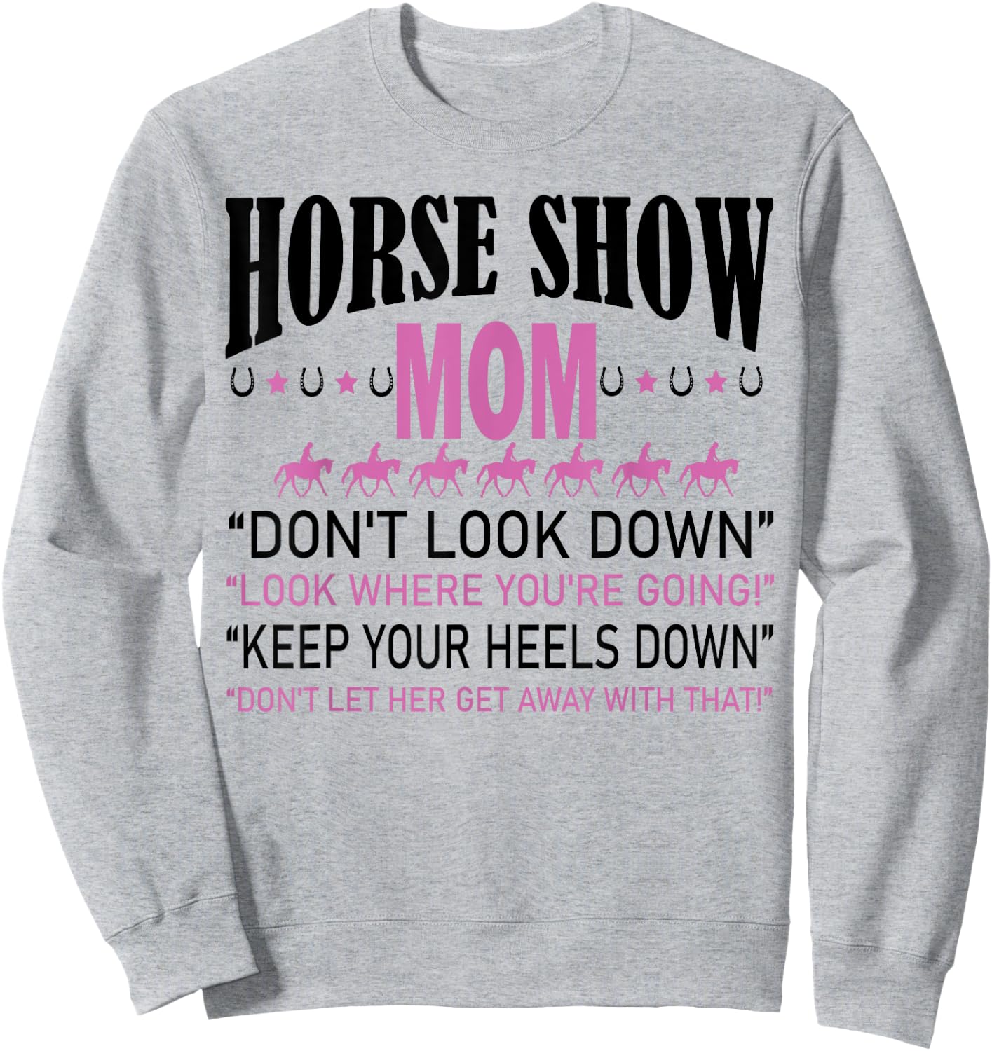 Horse Show Mom Sweatshirt - Sweatshirt | Ash