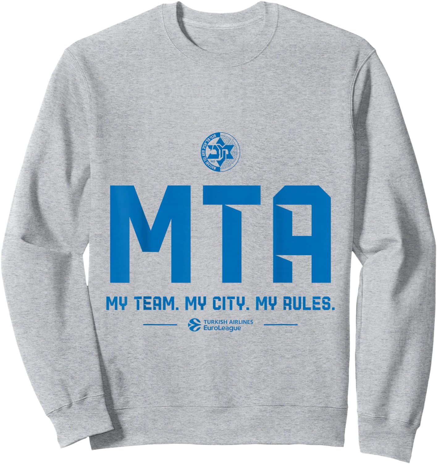 Teams - Maccabi Playtika Tel Aviv Sweatshirt - Sweatshirt | Ash
