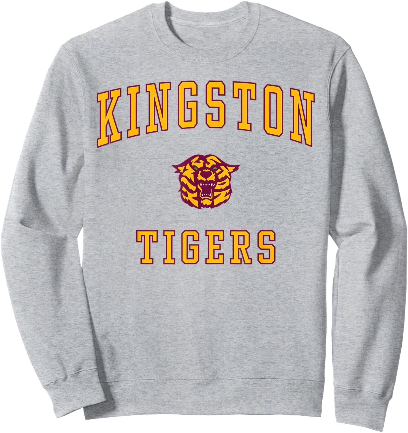 Kingston High School Tigers Sweatshirt - Sweatshirt | Ash
