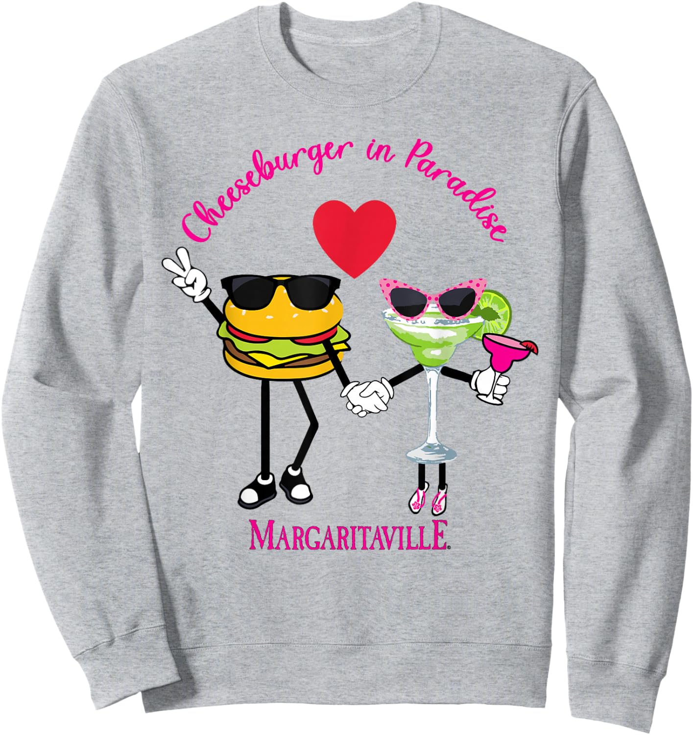 Cheeseburger in Paradise Sweatshirt - Sweatshirt | Ash