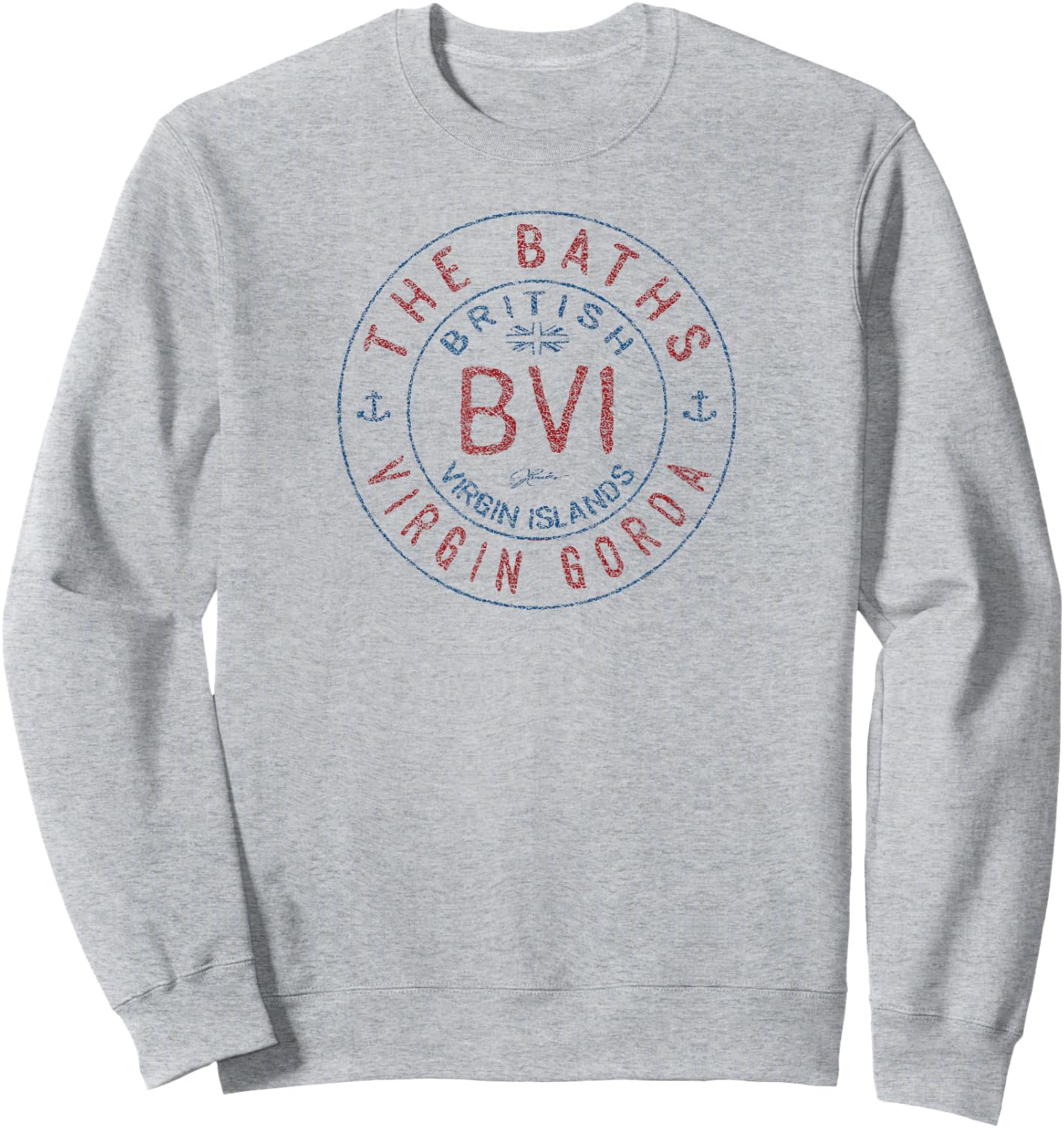 JCombs: The Baths, Virgin Gorda, BVI Sweatshirt - Sweatshirt | Ash