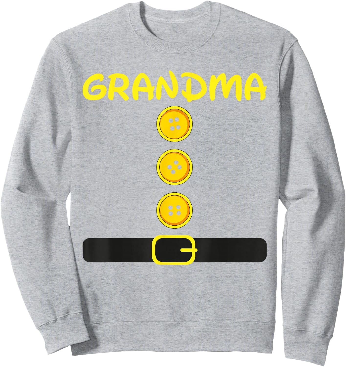 Grandma Dwarf Halloween Family Group Color Matching Costume Sweatshirt - Sweatshirt | Ash