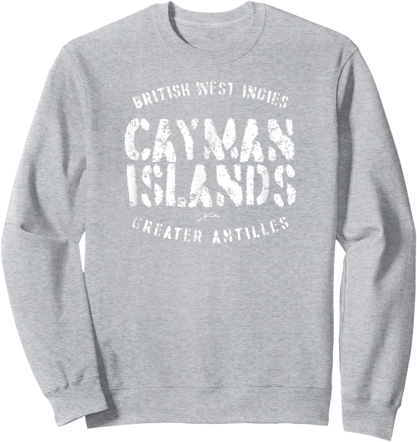 JCombs: Cayman Islands, Beach Sweatshirt - Sweatshirt | Ash