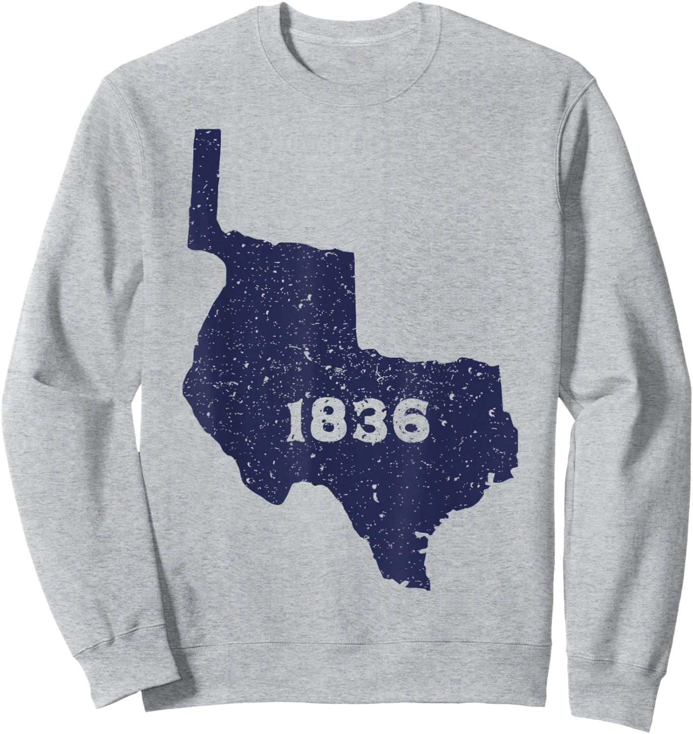 Republic of Texas 1836 History Vintage Sweatshirt - Sweatshirt | Ash