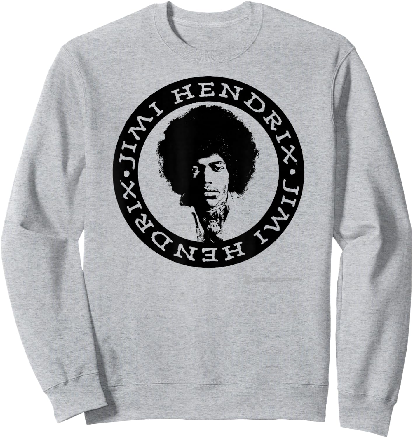 Jimi Hendrix Official White Circle Sweatshirt - Sweatshirt | Ash