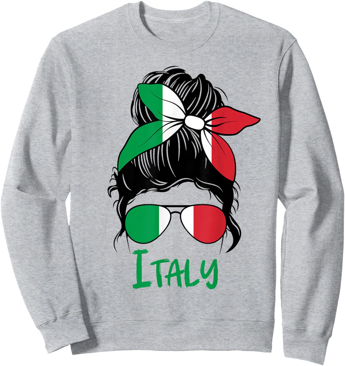 Italia graphic design for girls kid Italian toodler Sweatshirt - Sweatshirt | Ash