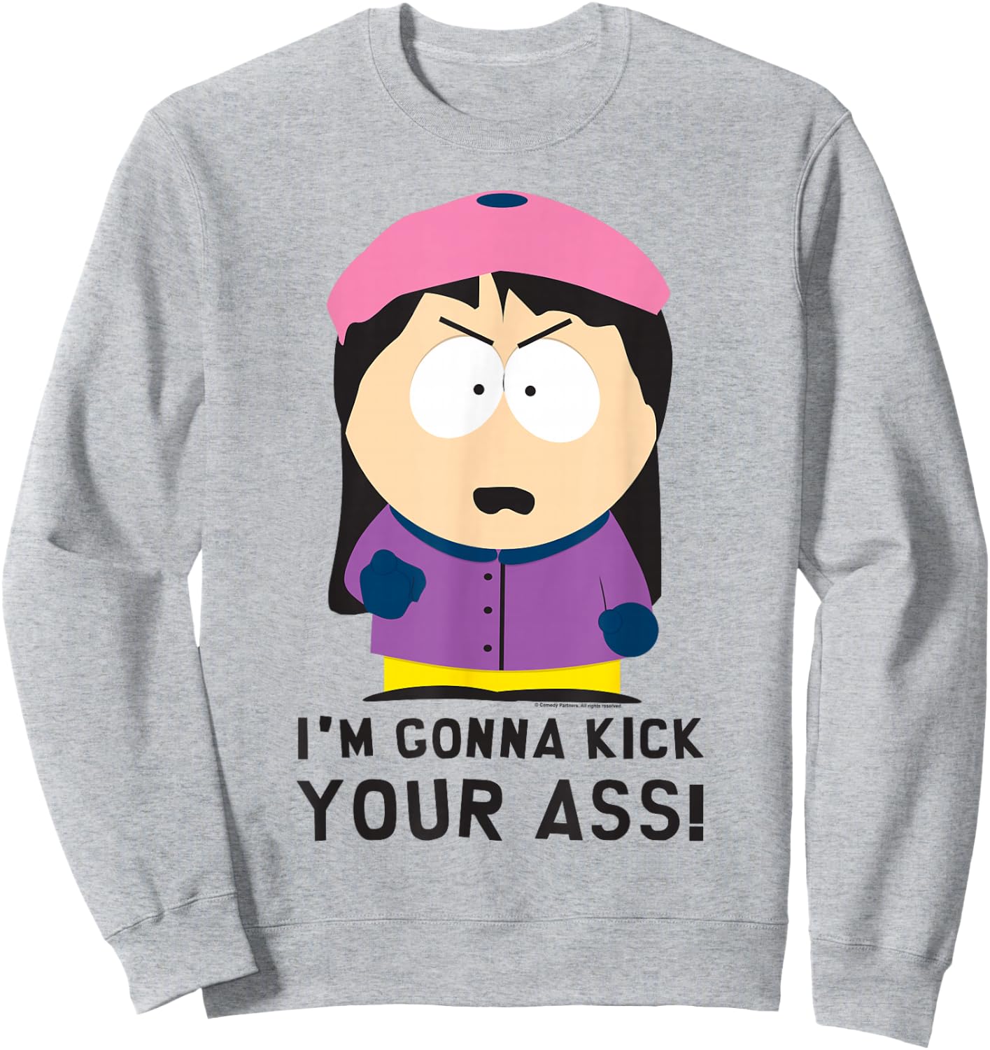 South Park Wendy I'm Gonna Kick Your Ass! Sweatshirt - Sweatshirt | Ash