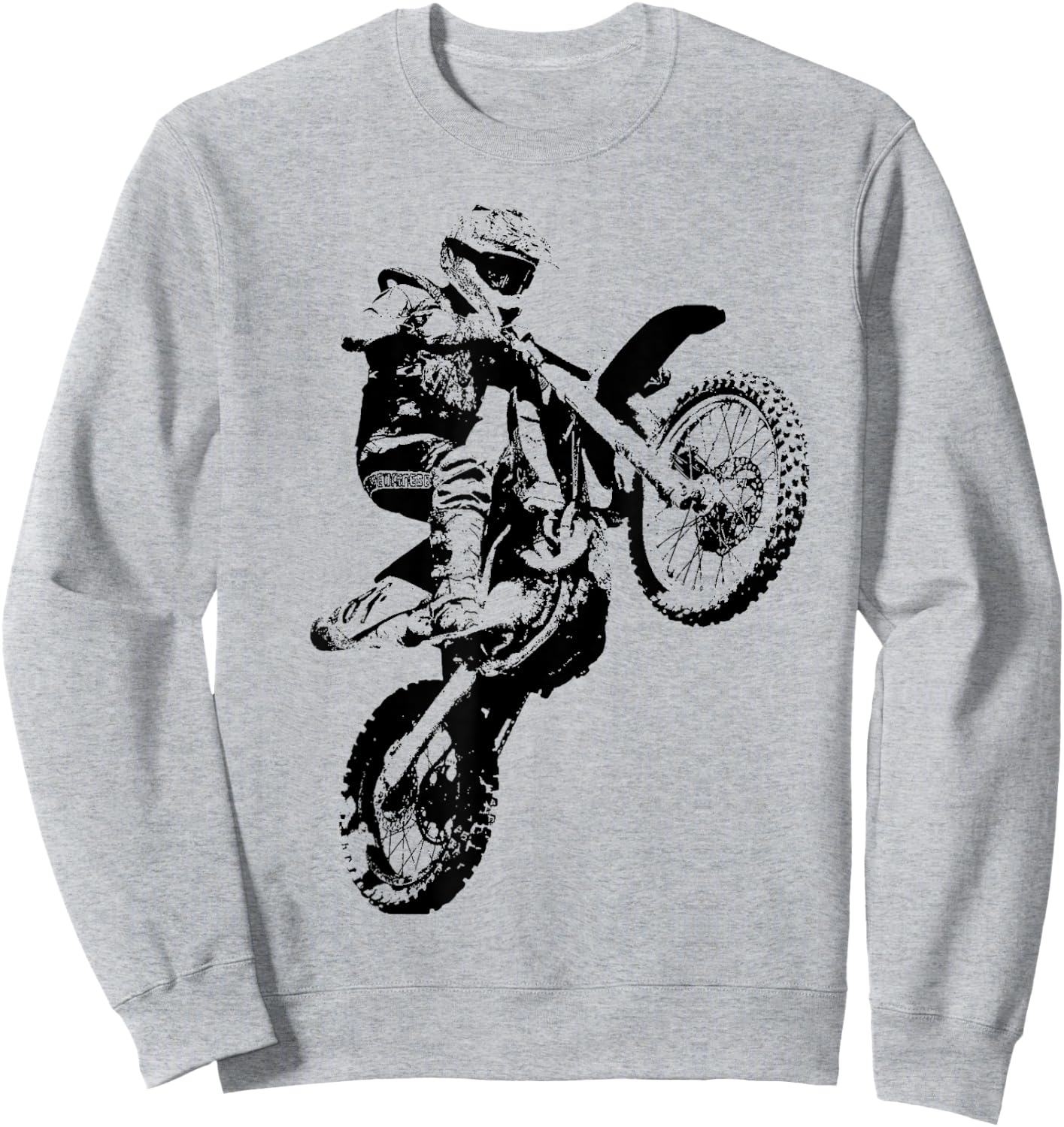 I love motocross dirt bike Sweatshirt - Sweatshirt | Ash