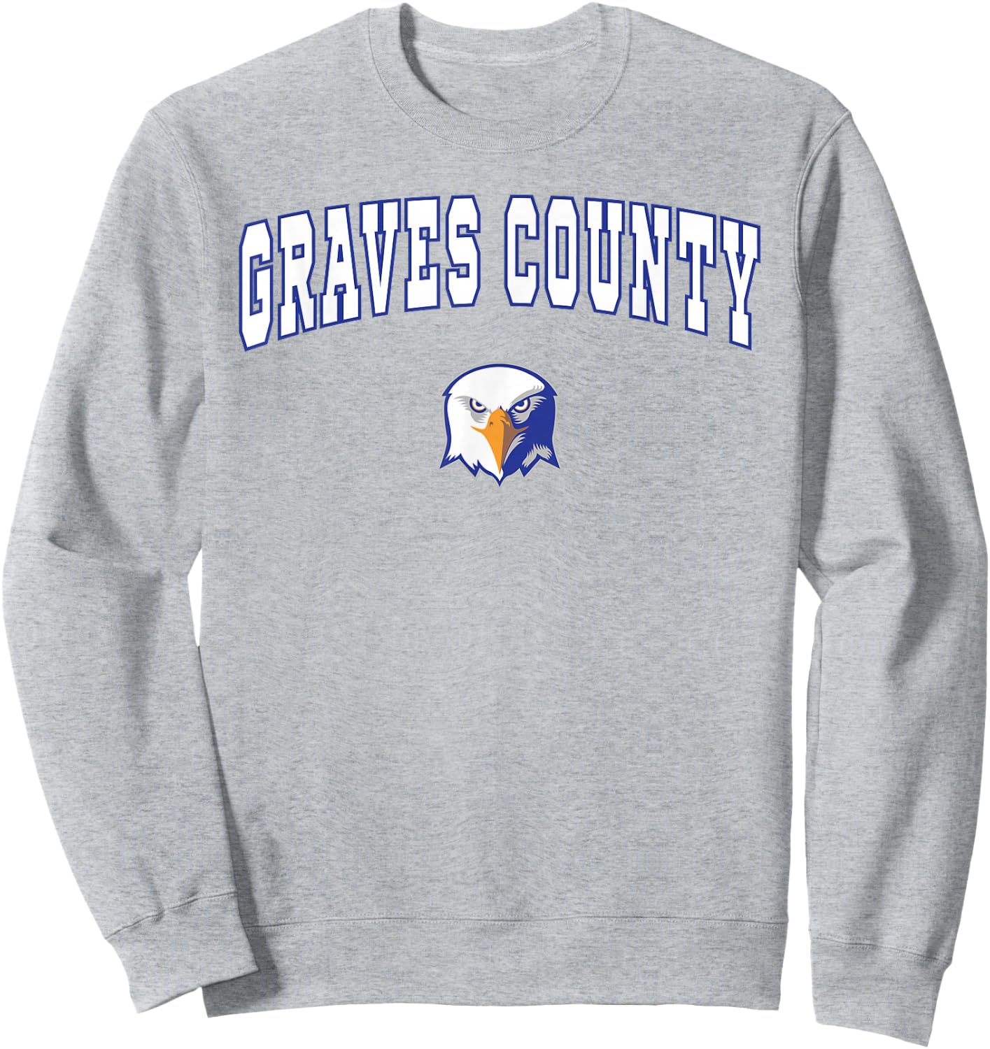 Graves County High School Eagles Sweatshirt - Sweatshirt | Ash