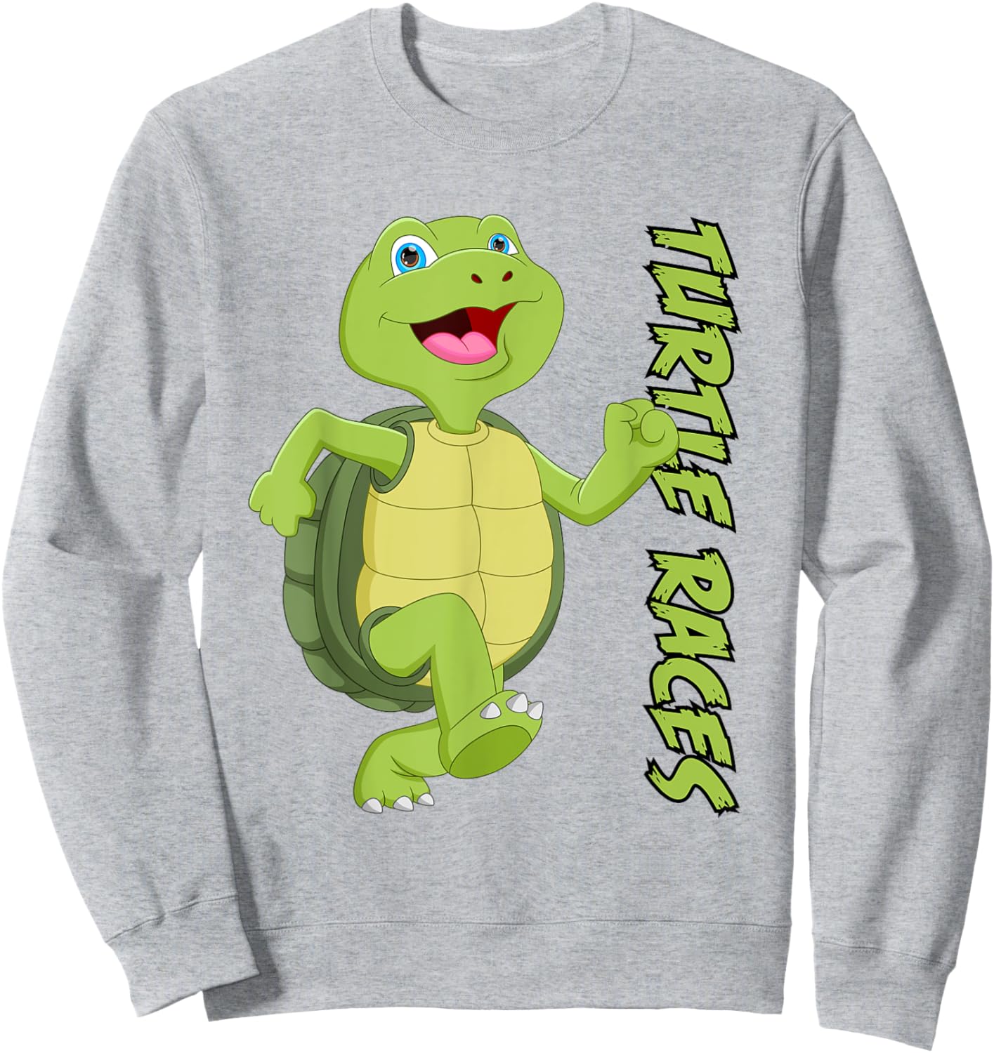 Turtle Races Summer Turtle Racing Sweatshirt - Sweatshirt | Ash