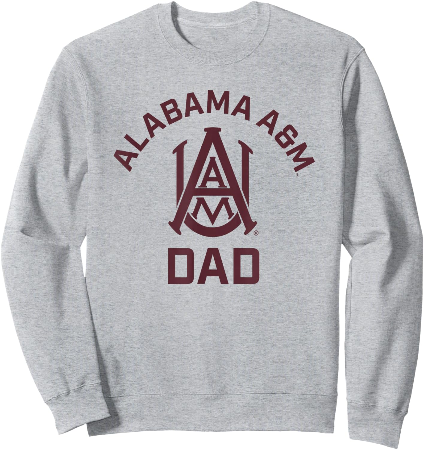 Alabama A&M University Bulldogs Arched Dad Sweatshirt - Sweatshirt | Ash