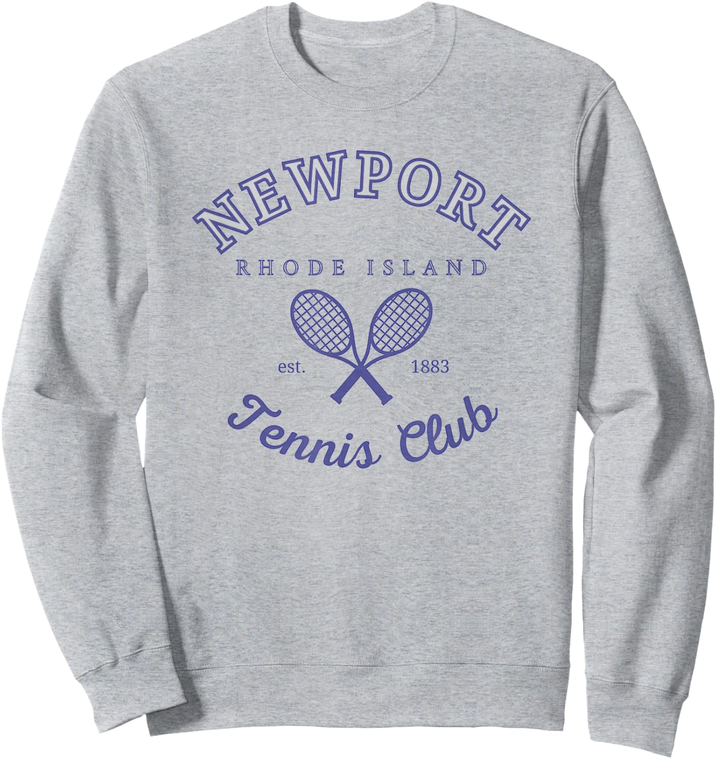 Newport Tennis Club Sweatshirt - Sweatshirt | Ash