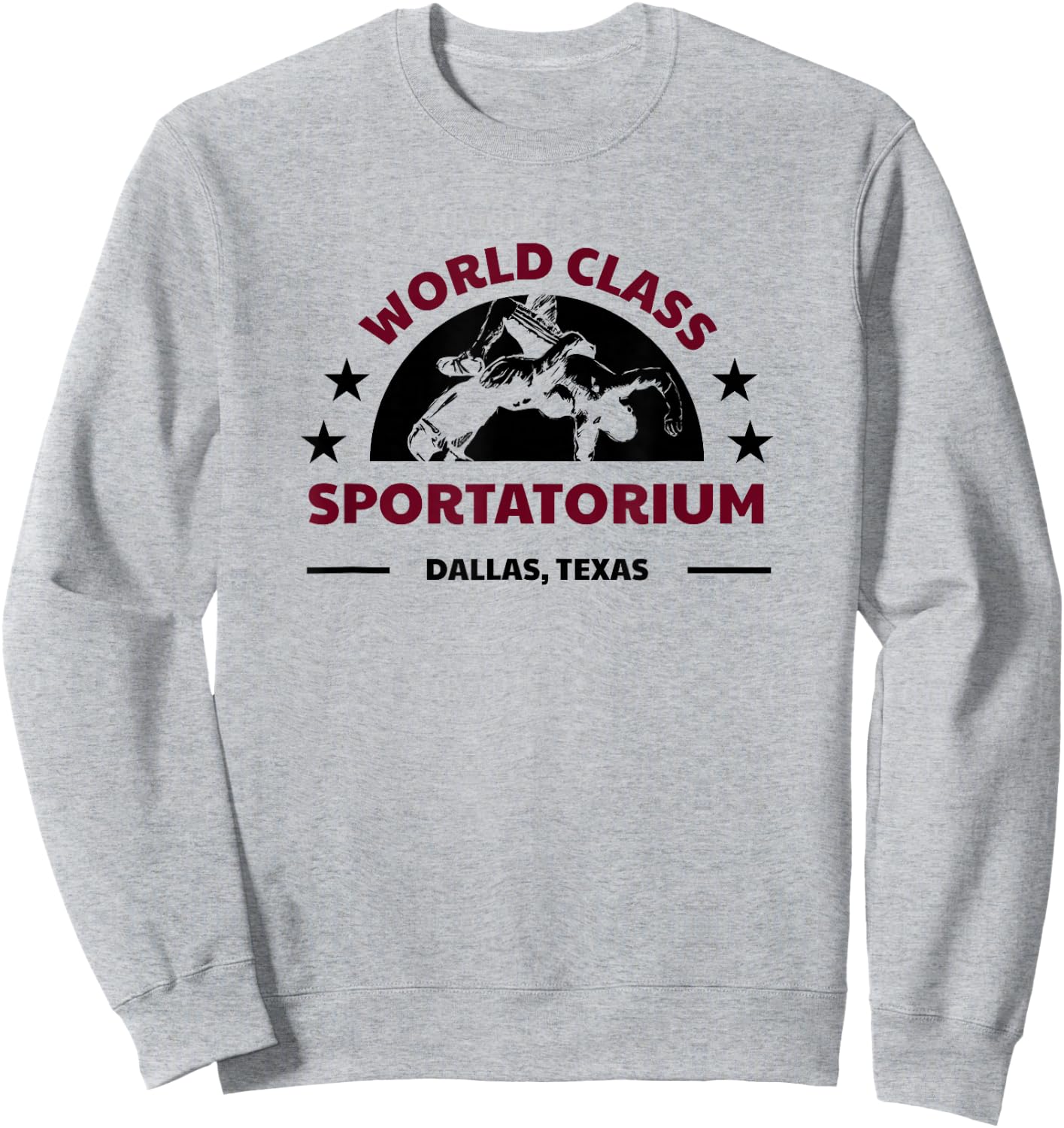 Dallas TX Texas Wrestling World Class Sportatorium Sweatshirt - Sweatshirt | Ash