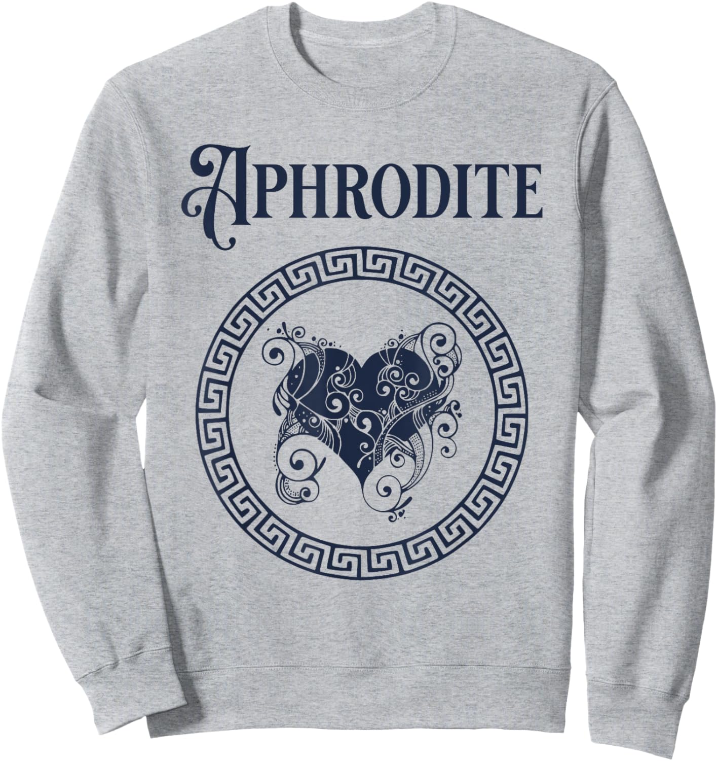 Aphrodite Symbol Greek Goddess Sweatshirt - Sweatshirt | Ash