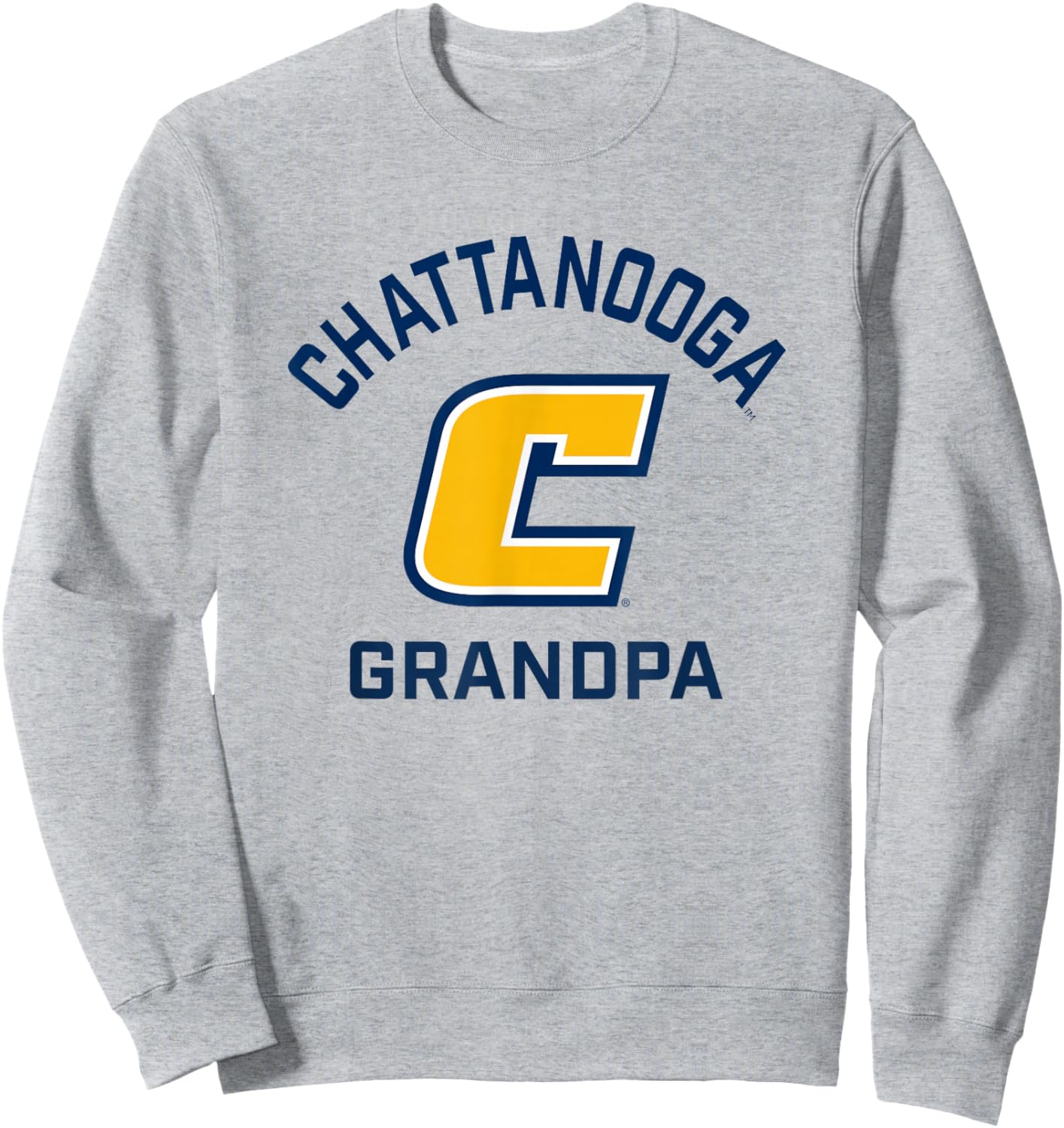 UT Chattanooga UTC Mockingbirds Arched Grandpa Sweatshirt - Sweatshirt | Ash