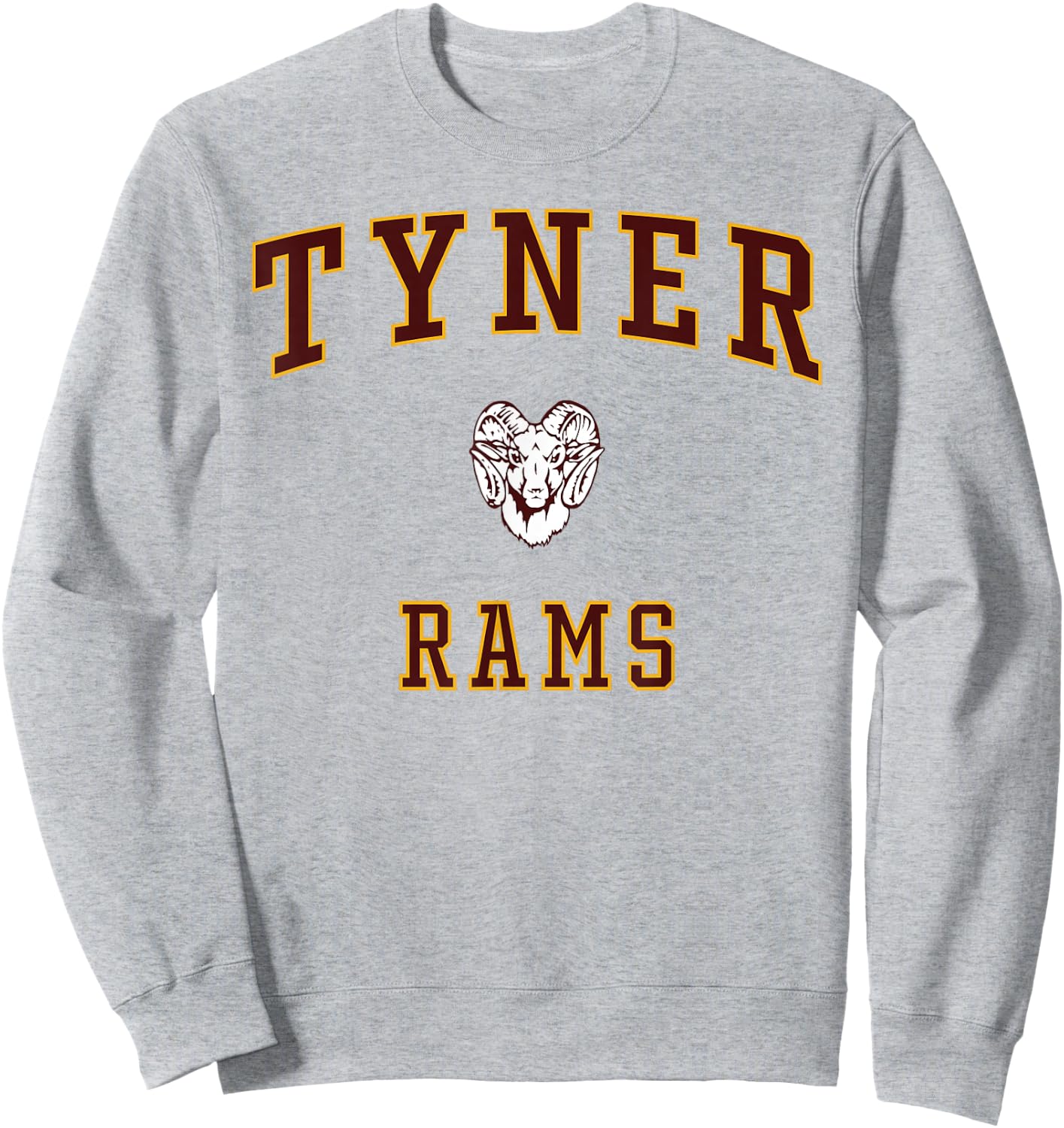 Tyner Academy Rams Sweatshirt - Sweatshirt | Ash