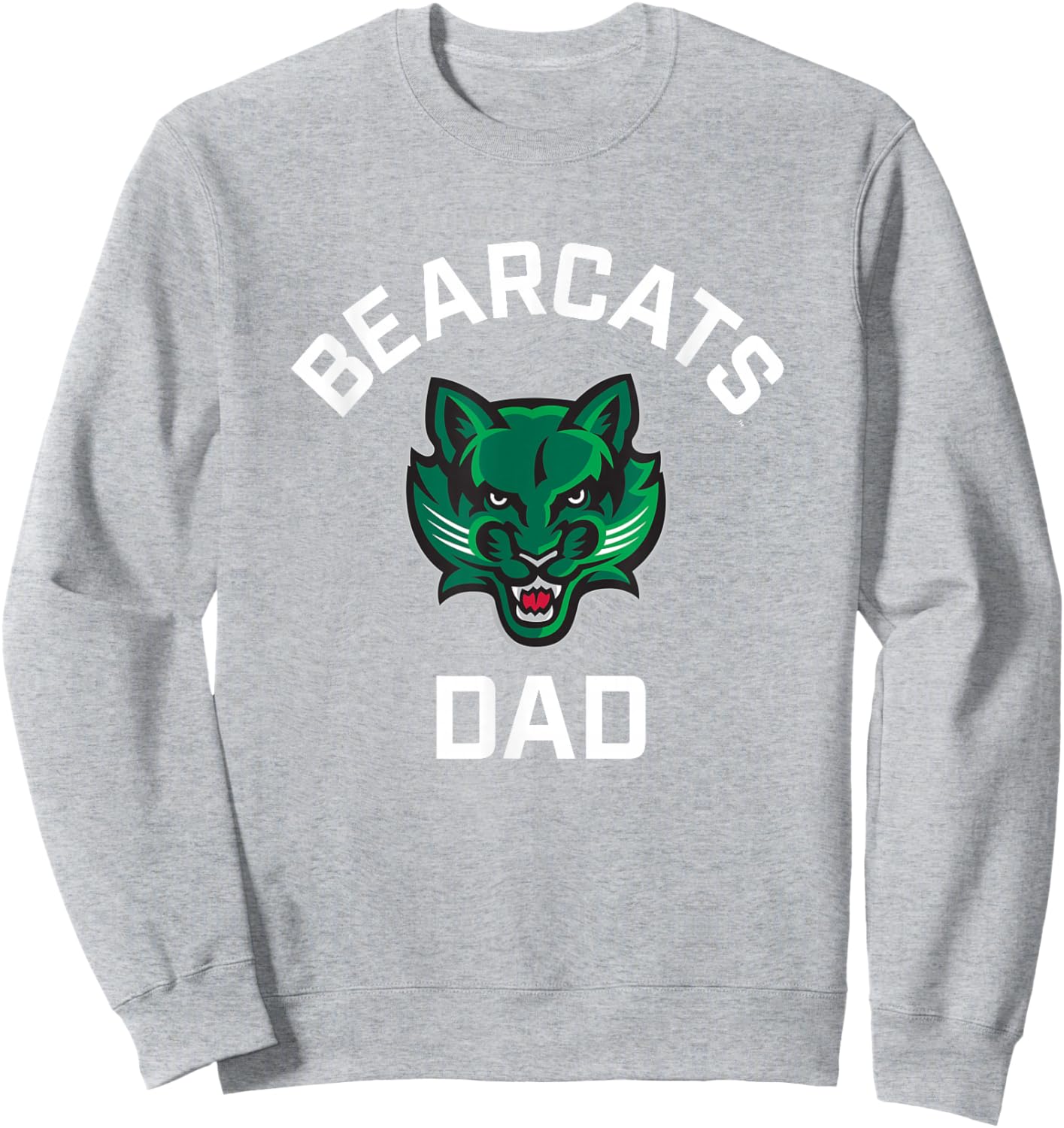 Binghamton University Bearcats Arched Dad Sweatshirt - Sweatshirt | Ash