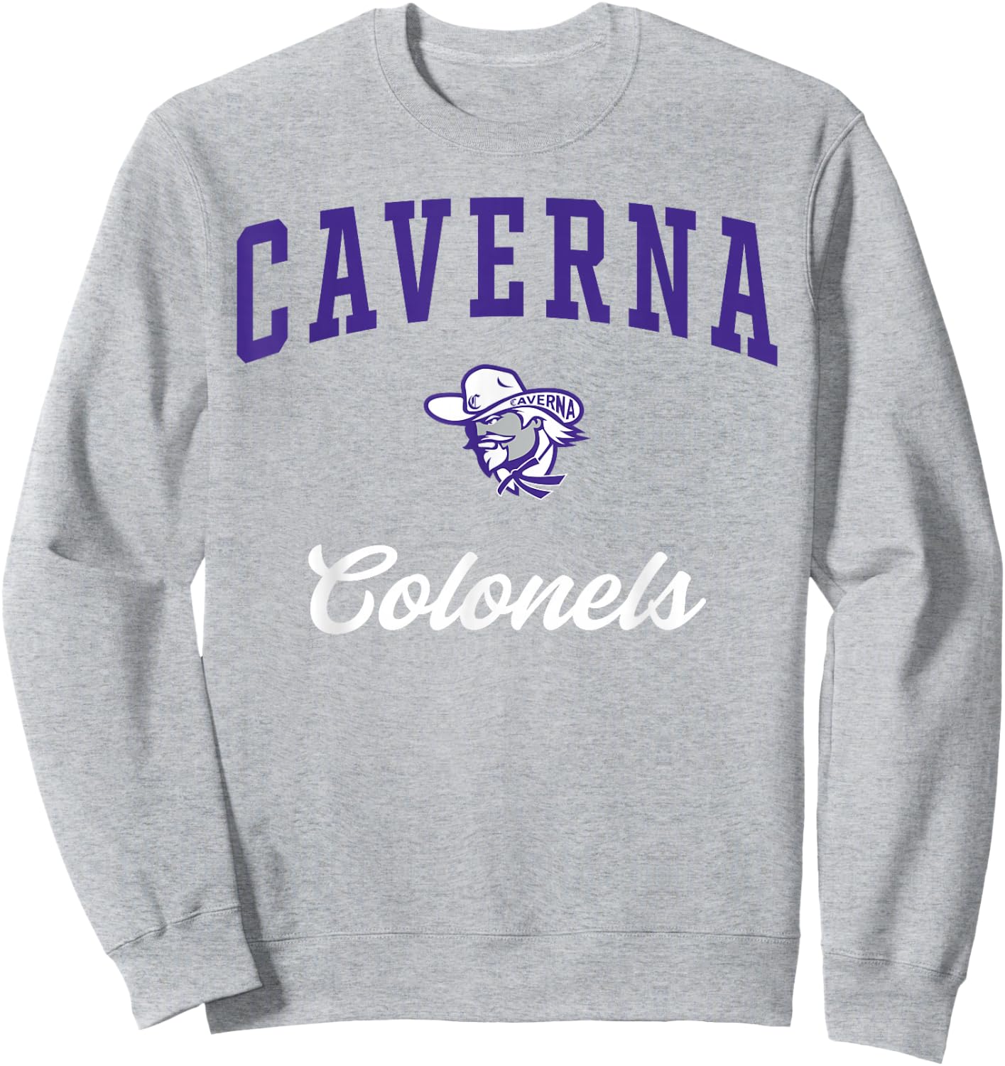 Caverna High School Colonels Sweatshirt - Sweatshirt | Ash