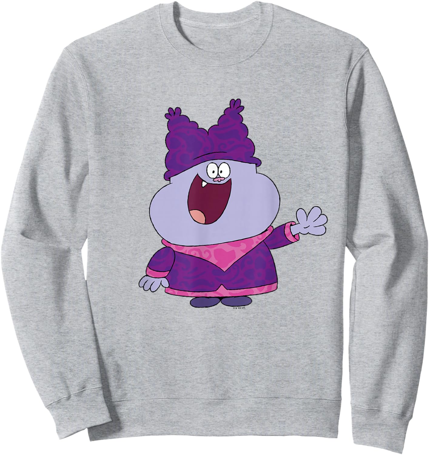 Chowder Happy Pose Full Body Shot Sweatshirt - Sweatshirt | Ash