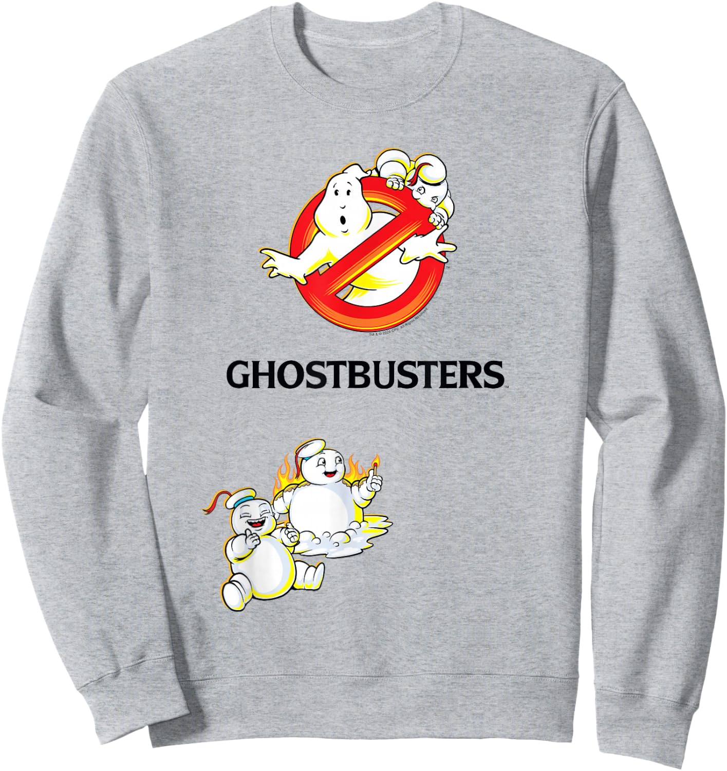 Ghostbusters: Frozen Empire No Ghost Stay Puft Takeover Sweatshirt - Sweatshirt | Ash