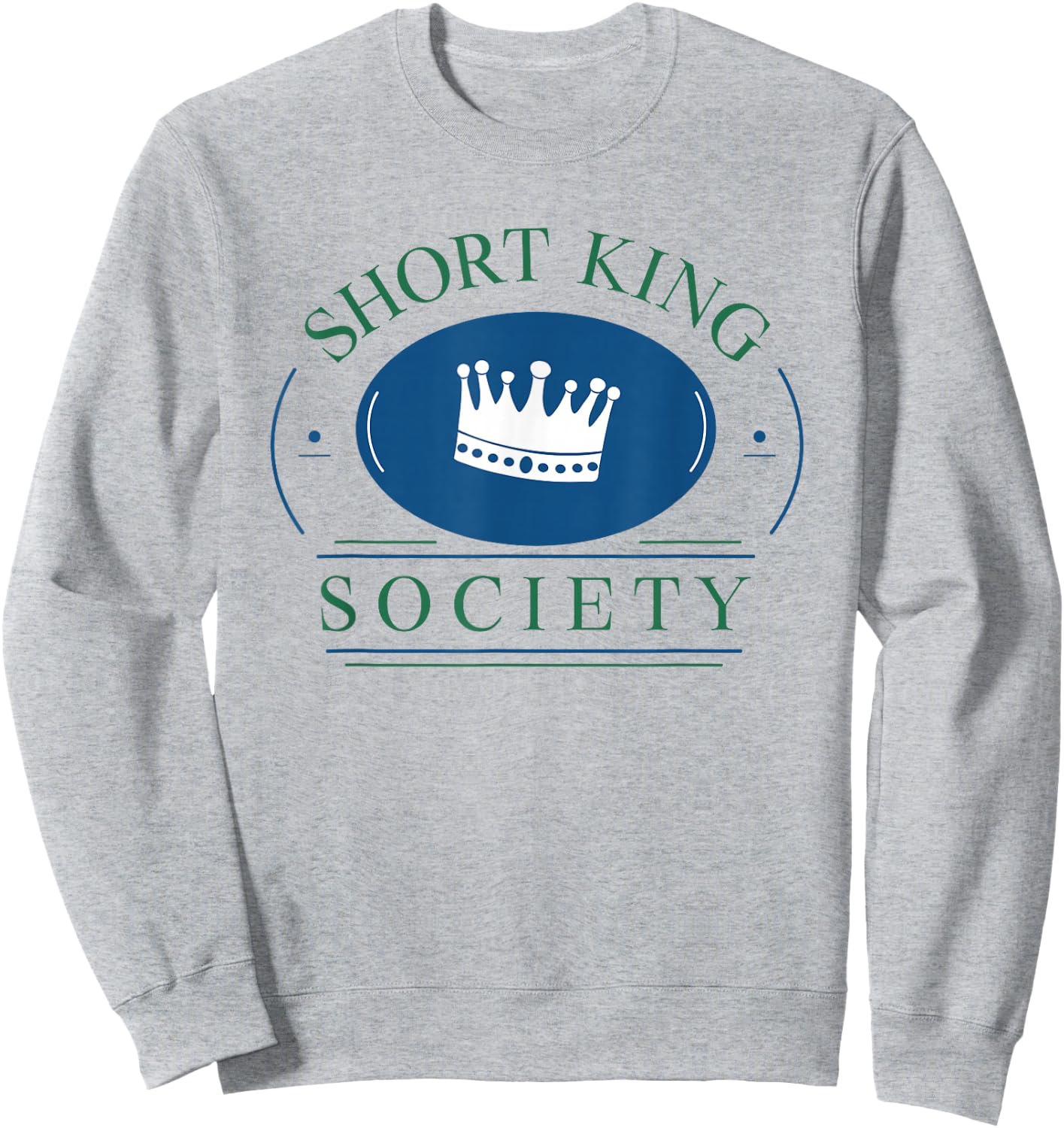 Short King Society Sweatshirt - Sweatshirt | Ash