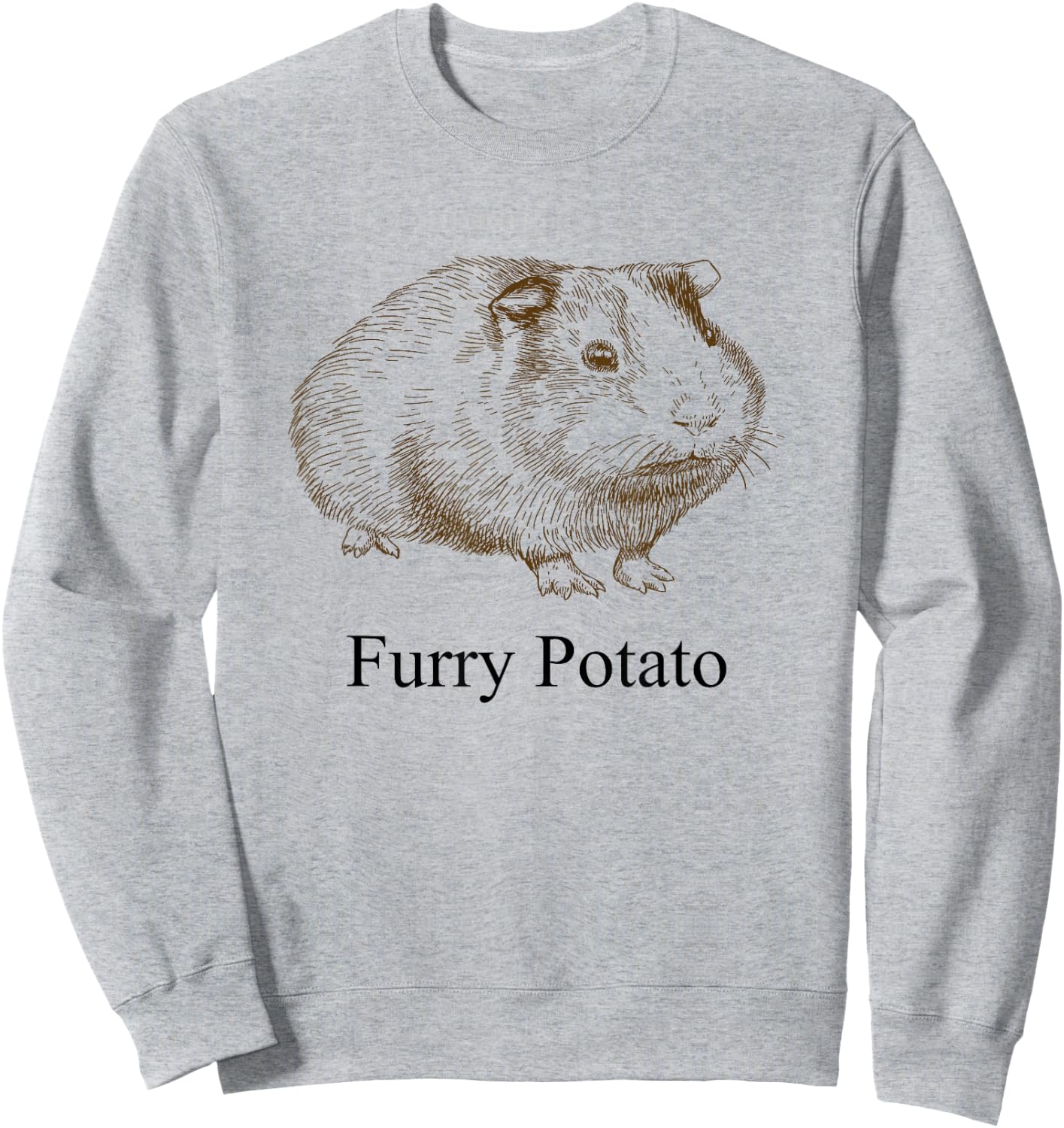 Furry Potato Sweatshirt - Sweatshirt | Ash