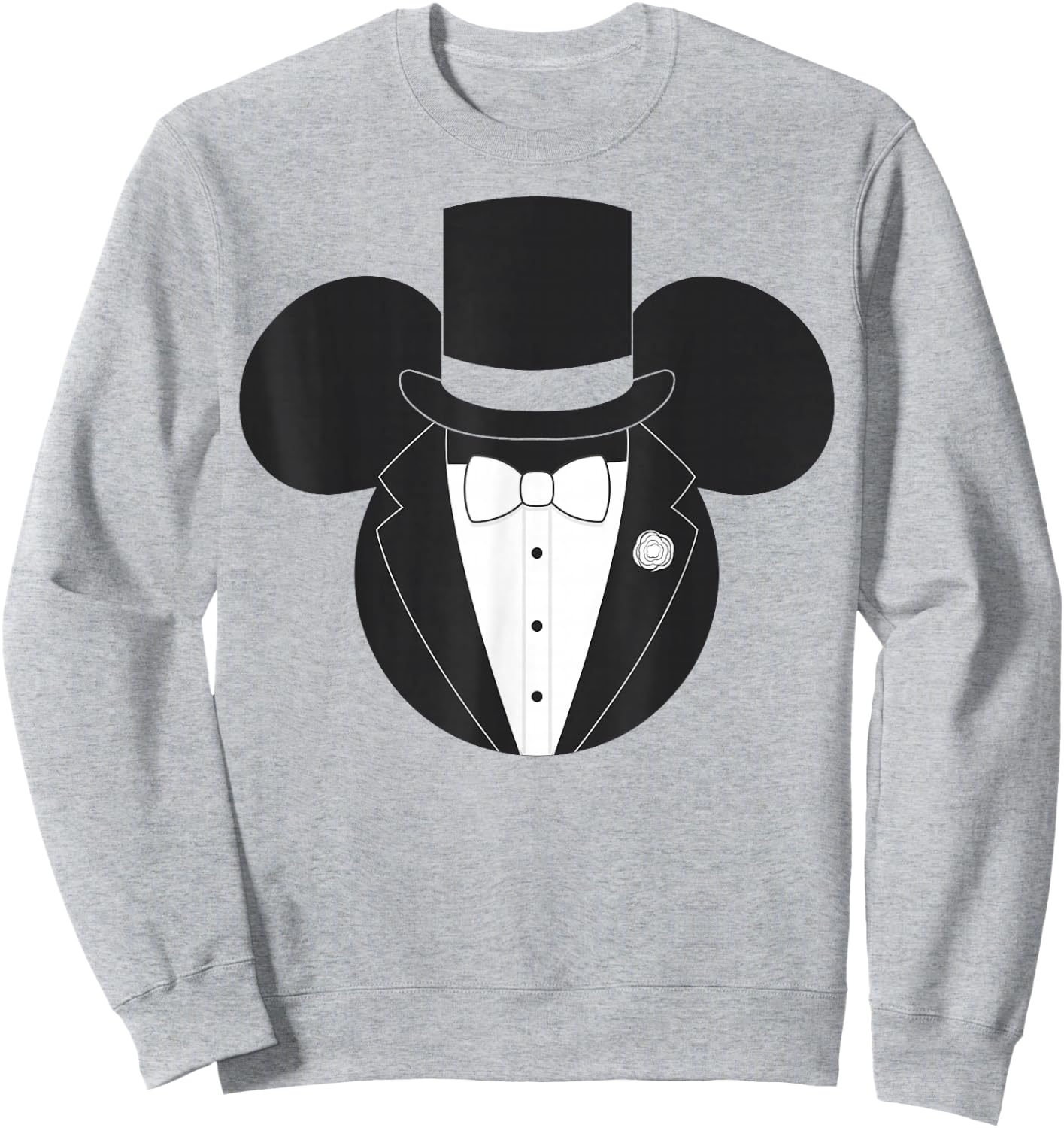 Disney Mickey and Friends Mickey Groom Sweatshirt - Sweatshirt | Ash
