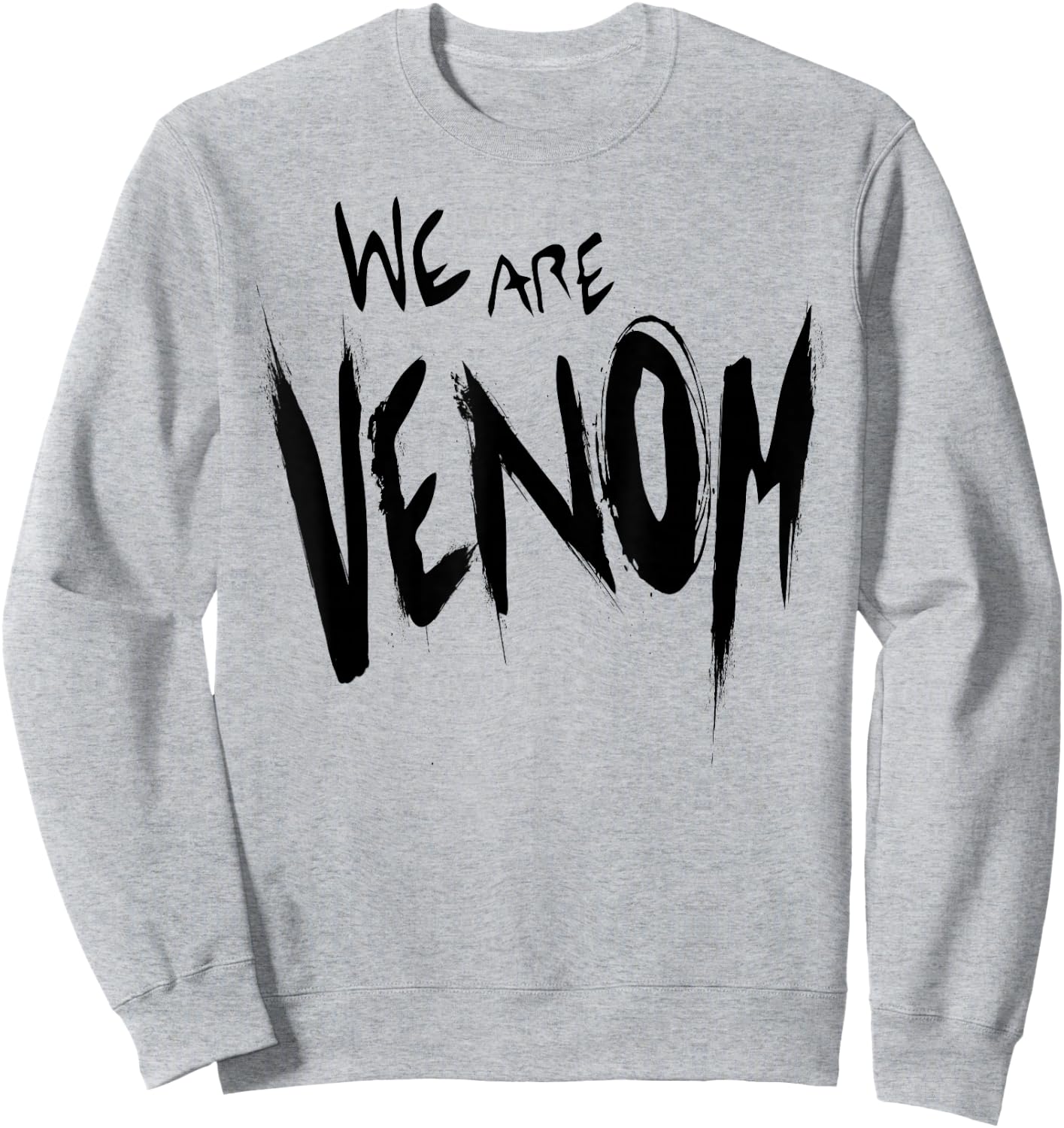 Marvel We Are Venom Large Text Sweatshirt - Sweatshirt | Ash