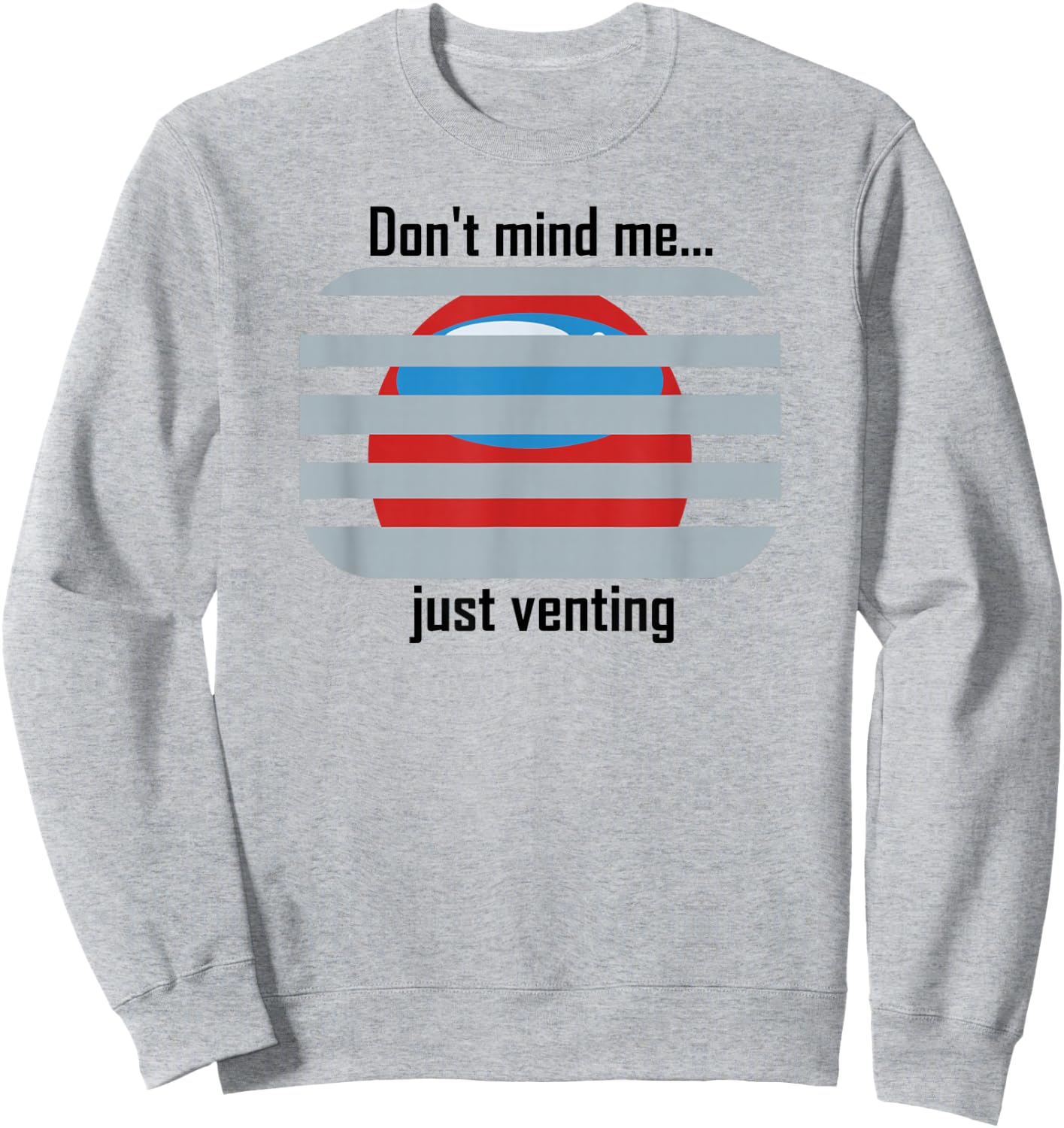 Funny Venting Imposter Sweatshirt - Sweatshirt | Ash