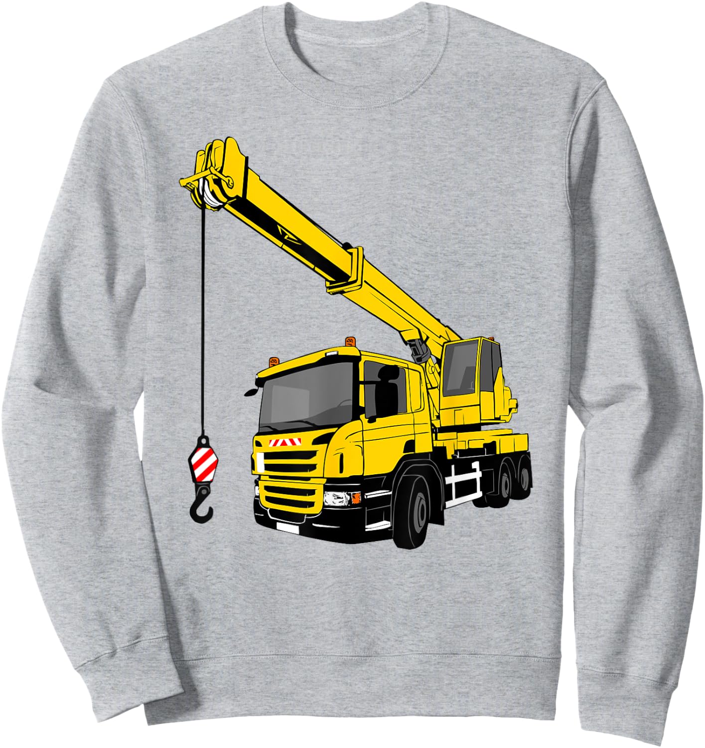 Crane car, carrane, crane, truck Sweatshirt - Sweatshirt | Ash