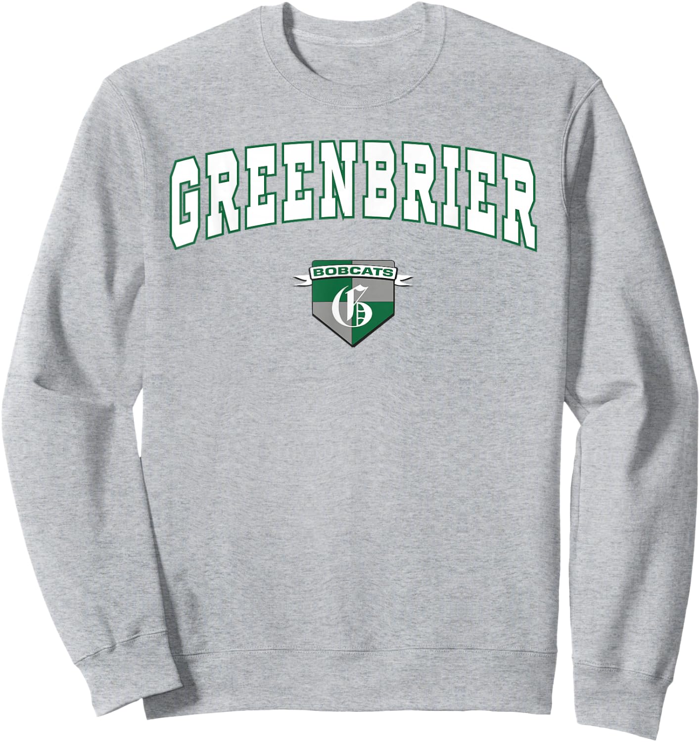 Greenbrier High School Bobcats Sweatshirt - Sweatshirt | Ash