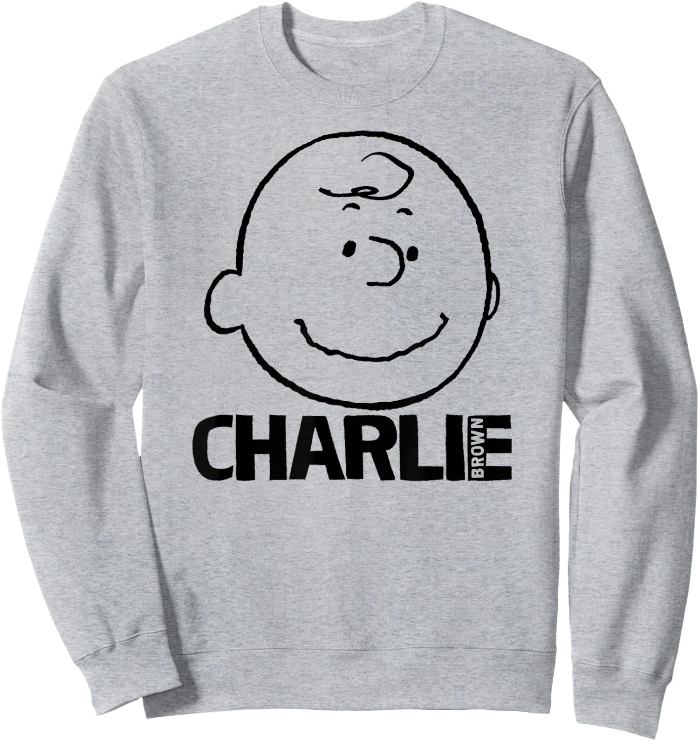 Peanuts Charlie Brown Sweatshirt - Sweatshirt | Ash
