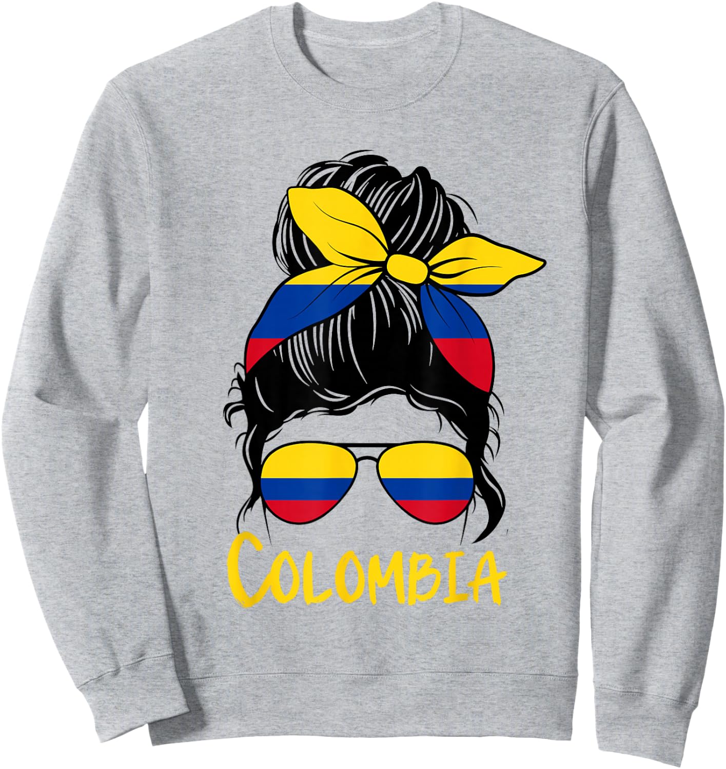 Colombia graphic design for girls kid Colombian toodler Sweatshirt - Sweatshirt | Ash
