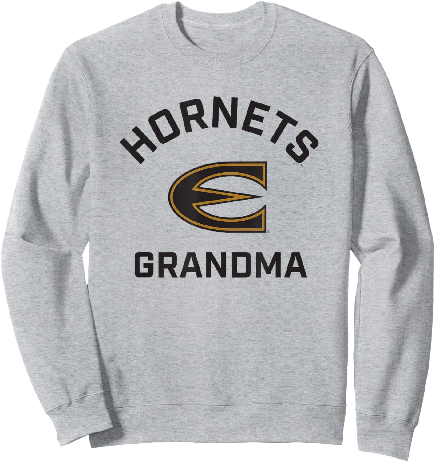Emporia State University ESU Hornets Arched Grandma Sweatshirt - Sweatshirt | Ash