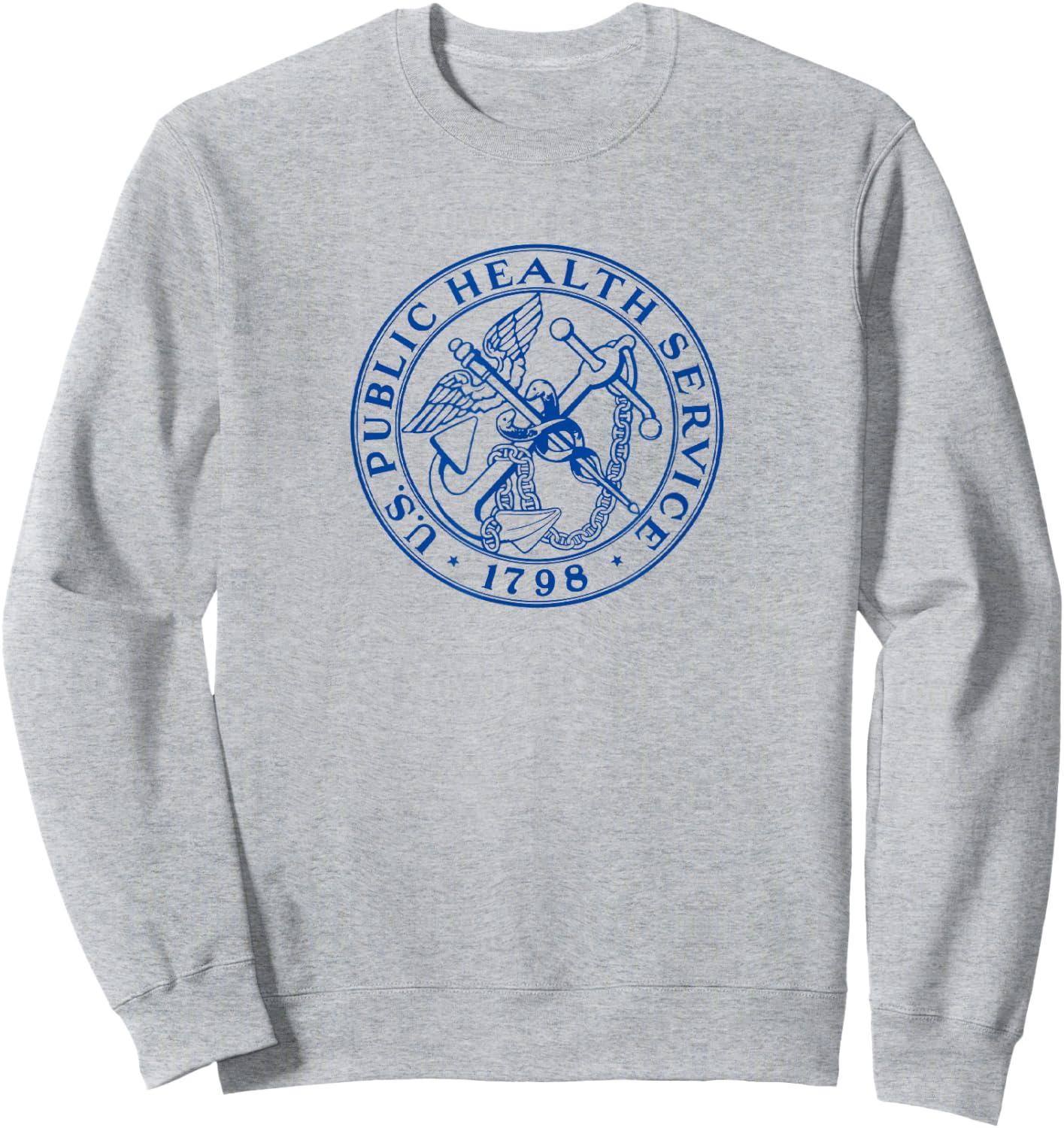 Federal PHS Shirts & Gifts US Public Health Service , Men's Grey Classic Fit Short Sleeve , Small Sweatshirt - Sweatshirt | Ash