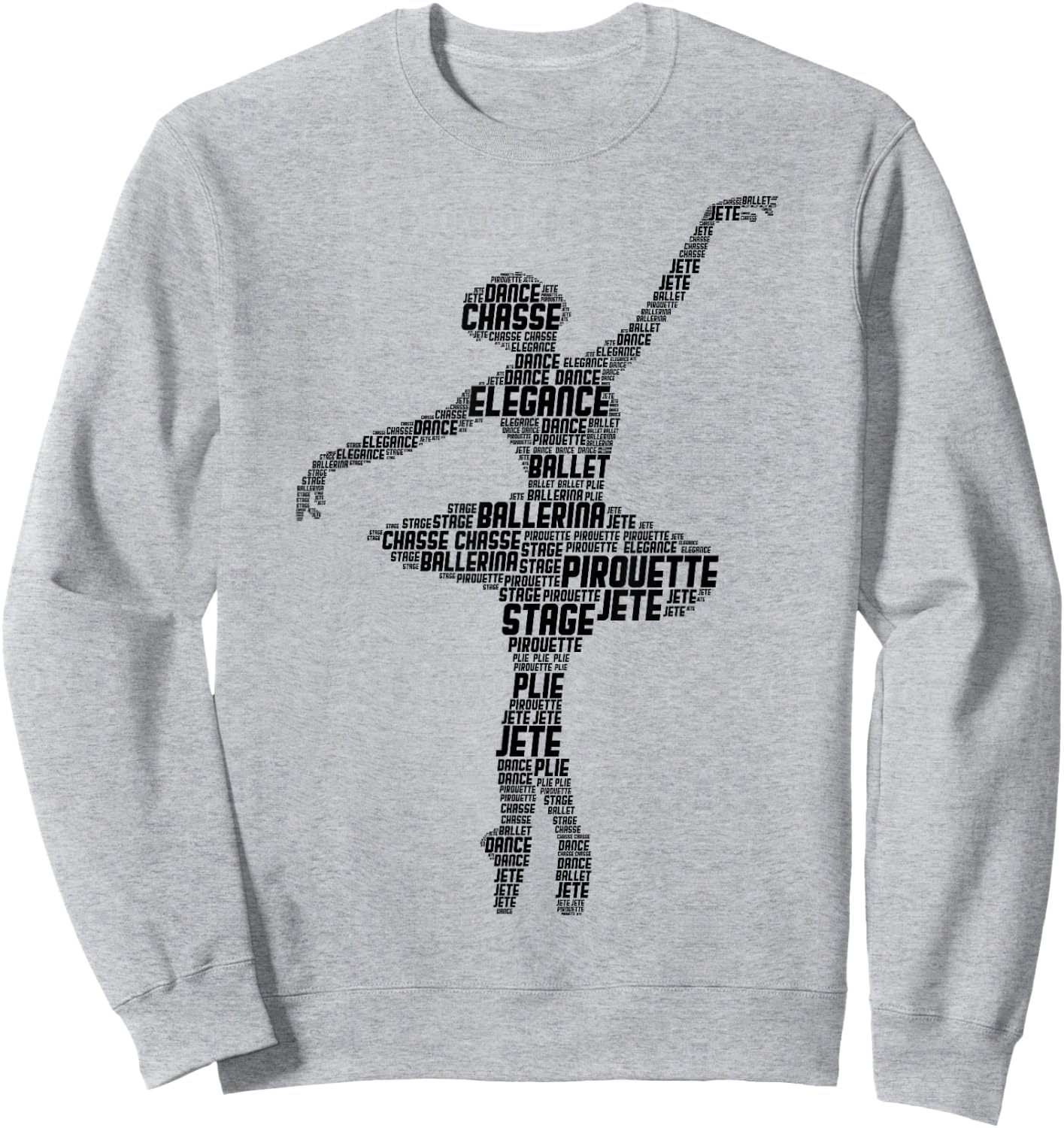 Ballerina Ballet Girls Women Sweatshirt - Sweatshirt | Ash