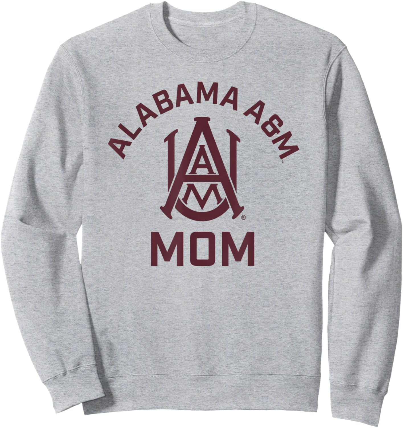 Alabama A&M University Bulldogs Arched Mom Sweatshirt - Sweatshirt | Ash