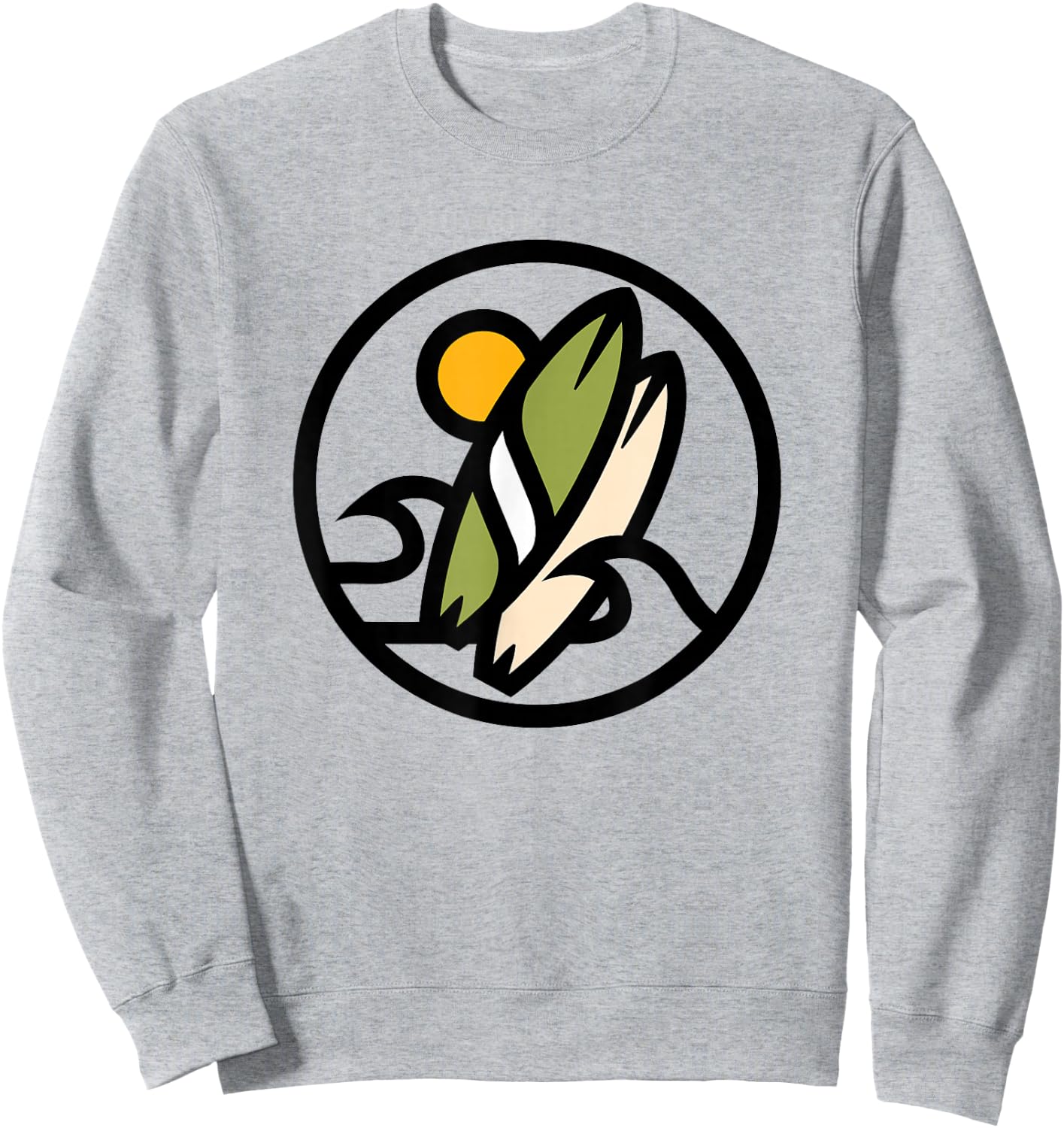 Surfboard Wave Sweatshirt - Sweatshirt | Ash