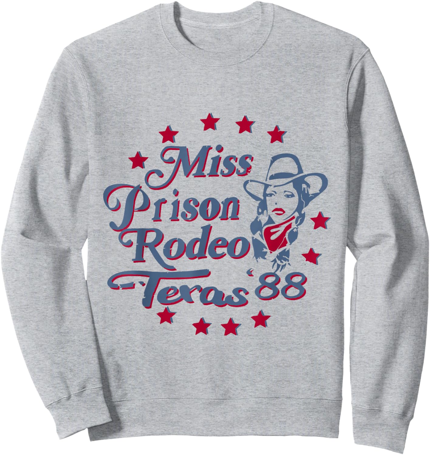 Miss Texas Prison Rodeo 1988 vintage Sweatshirt - Sweatshirt | Ash