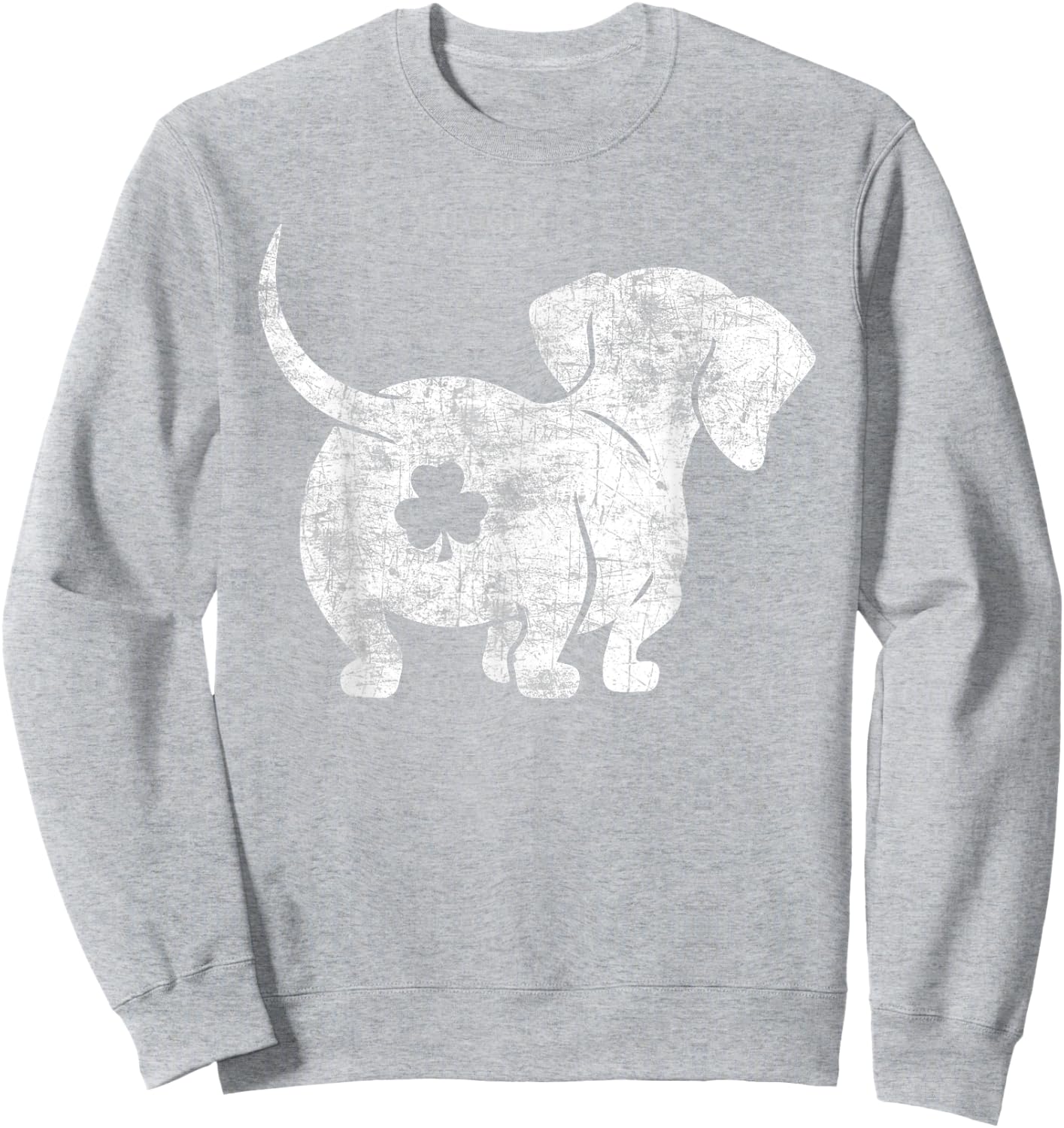 St. Patricks Day Dachshund Wiener Dog Gifts Women Sweatshirt - Sweatshirt | Ash