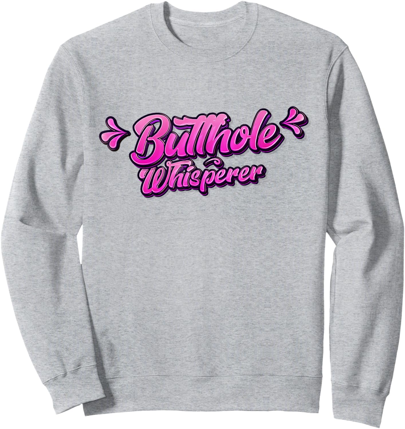 Butthole Whisperer Sarcastic Jokes Retro Funny Gift Sweatshirt - Sweatshirt | Ash