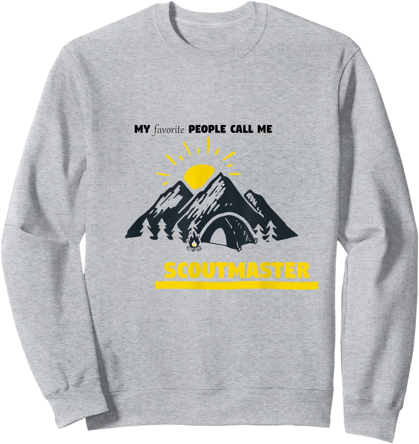 Scoutmaster Thank You Gift - Scoutmaster Gifts Sweatshirt - Sweatshirt | Ash