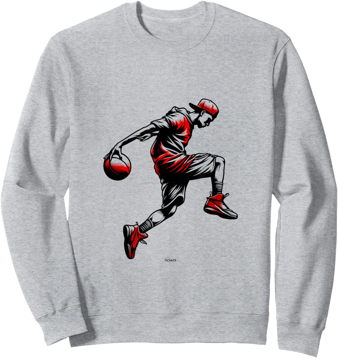 Basketball Boogie in Red Hip Hop Dancer Moves Sweatshirt - Sweatshirt | Ash