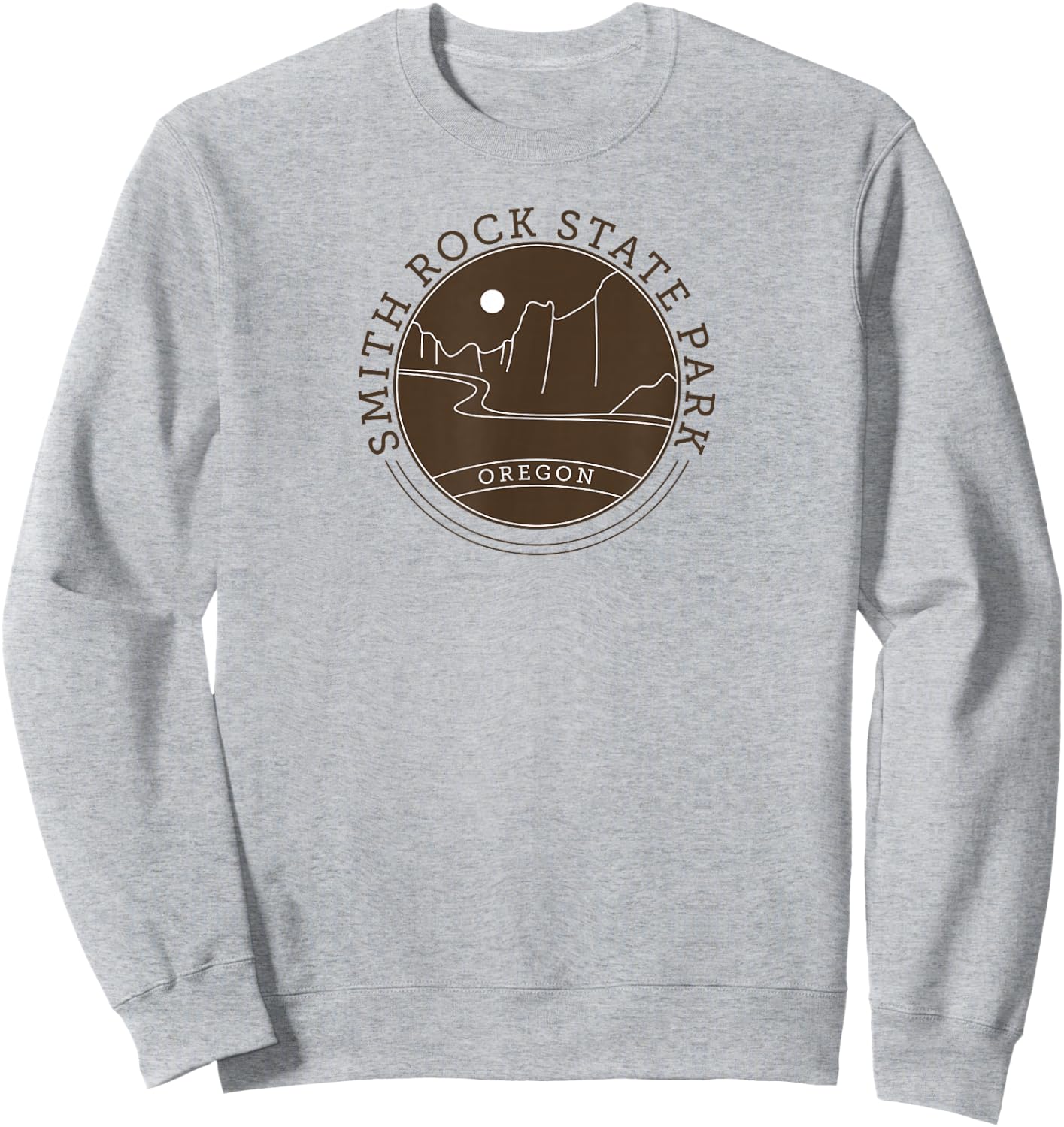 Smith Rock State Park - Oregon, United States of America Sweatshirt - Sweatshirt | Ash